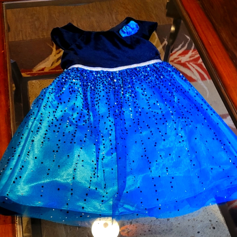 Easter Dress Blue and Black